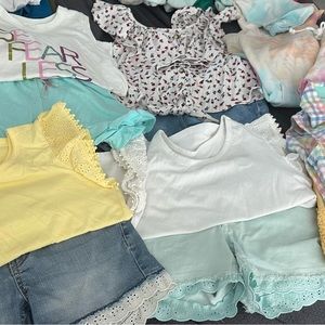 Girls size 7/8 spring mix and match outfits